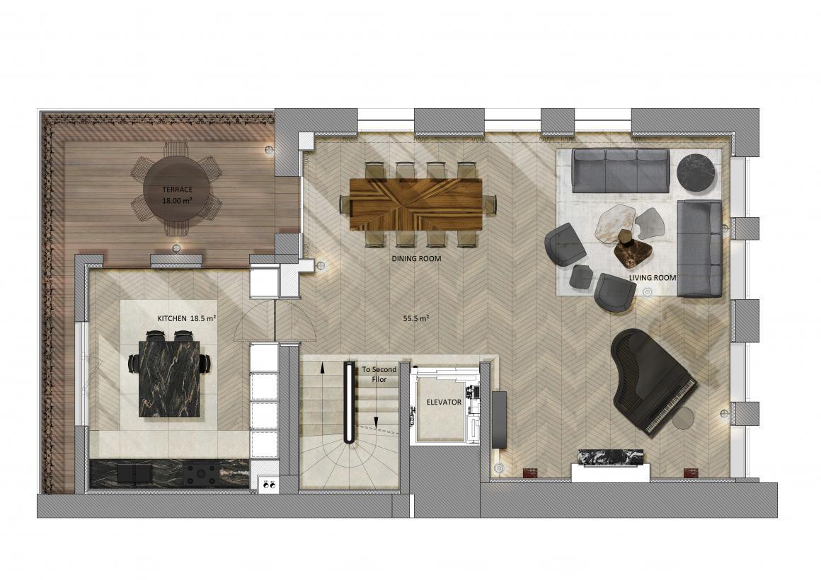 Maison Montespan - 2nd floor