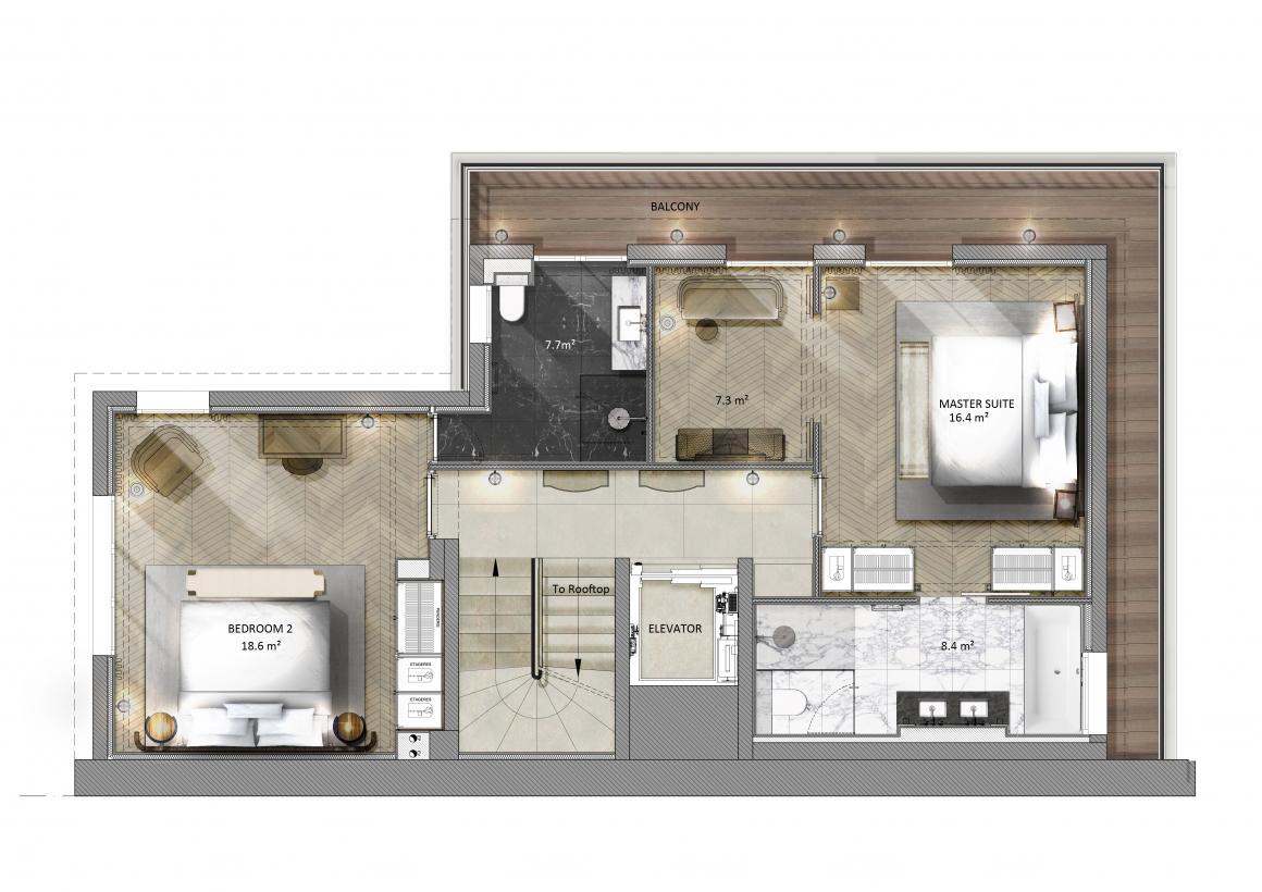 Maison Montespan - 3rd floor