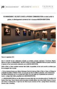 Maison Montespan - Presse
